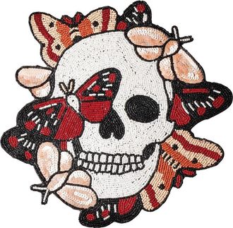 Tiramisu Fluttering Spirits Beaded Halloween Placemat