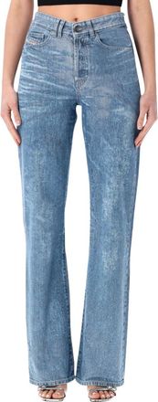 Diesel Light Blue Straight Fit Jeans