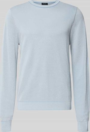 Maerz MAERZ Muenchen Strickpullover mit Rundhalsausschnitt in Hellblau, Gr&ouml;&szlig;e 48