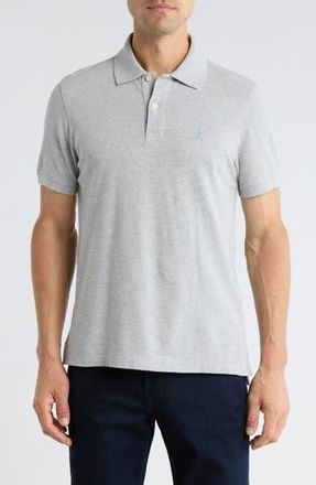Brooks Brothers Slim Fit Heathered Cotton Piqu&eacute; Polo in Grey at Nordstrom Rack, Size Xx-Large
