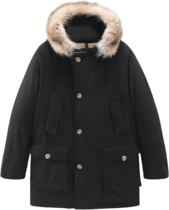 Woolrich Arctische Afneembare Bont Parka - Heren - Winterjassen - Zwart - XL - Jassen