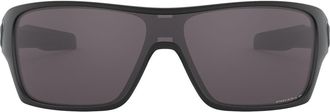 Oakley Turbine Rotor 128mm Polarized Shield Sunglasses in Matte Black/Prizm Grey at Nordstrom