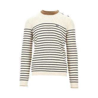 Prada Linen-blend marini&egrave;re sweater Man 48