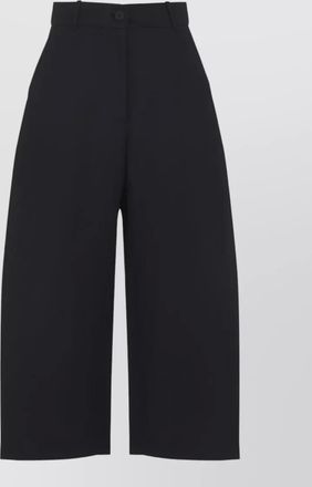 STUDIO NICHOLSON chalco high waist wide leg trousers