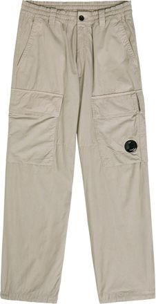 C.P. Company Microreps Cotton Cargo Trousers - Grey - 52 (IT52 / XL)