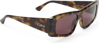 Chloé Occhiali Da Sole Marrone-Donna