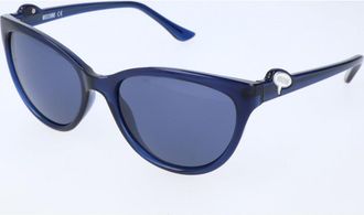 Moschino Womens MO64502S 56 02S Sunglasses - Blue - One Size