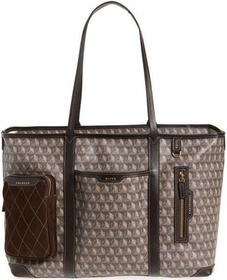 Anya Hindmarch I Am a Plastic Bag Recycled Coated Canvas In-Flight Tote in Truffle at Nordstrom