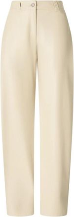 Pinko Stijlvolle Panino Broek - Dames - Straight fit broeken - Beige - XS - Katoen - Broeken