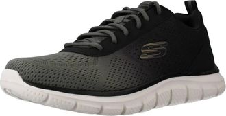 Skechers Heren, Sport, Zwart, Maat: 42 1/2 EU Synthetisch