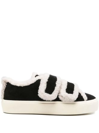 INUIKII Sneakers con dettaglio in shearling - Nero