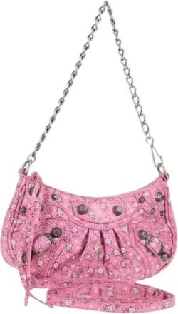 Balenciaga Pre-owned Shoulder Bags, female, Pink, Size: ONE SIZE Pre-owned Vintage Hand Bag