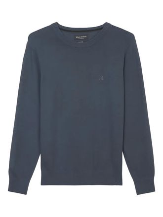 Marc O'Polo Trui met ronde hals - Blauw