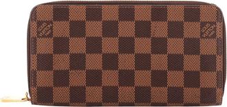 Louis Vuitton Brown Damier Zippy Wallet (Authentic Pre-Loved)