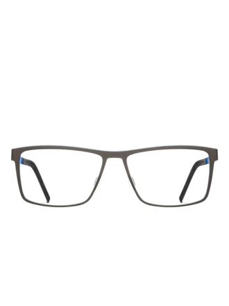 Blackfin Bril met rechthoekig montuur - Grijs