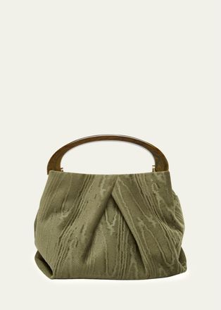 Dries Van Noten Pleated Top-Handle Bag