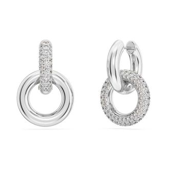 Swarovski Orecchini a cerchio Dextera - - Accessories - Donna - Grigio - ONE SIZE