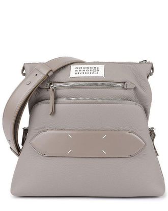 Maison Margiela Grey Leather Soft Shoulder Bag (Authentic Pre-Loved)