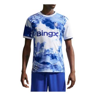 Nike x Chelsea FC Dri-FIT Pre-Match Top White Bright Blue II3120-101
