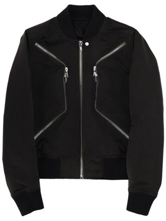 Rick Owens Heizer Flight Oversize Polyester Jacket