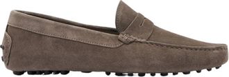 Scarosso Penny Driving Loafers - Heren - Loafers - Bruin - 43 EU - Leer - Schoenen