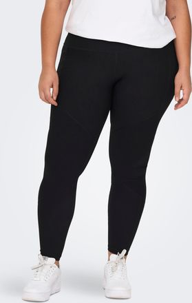 Only Play Funktionstights ONLY PLAY ONPJANA-2 HW PCK TIGHTS CUR NOOS, Damen, Gr. 40/42, N-Gr, schwarz, Jersey, Obermaterial: 75% Nylon, 25% Elasthan, unifarben,