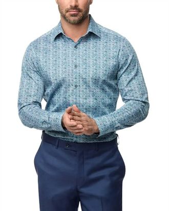 Robert Graham Frisco Button Down Shirt In Teal