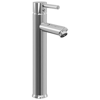 Berkfield Home Durable Bathroom Sink with Tap & Push Drain Clear Tempered Glass