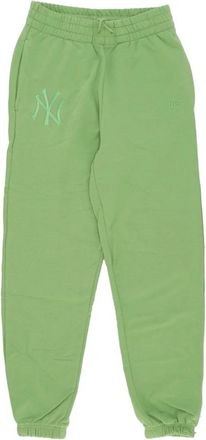 New Era NY Yankees Groene Fleece Jogger Broek - Heren - Sweatpants - Groen - XS - Katoen - Broeken