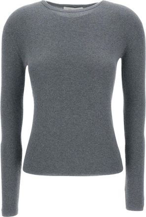 Lisa Yang Round-neck Knitwear, female, Gray, XS, Vivian Longsleeve