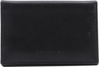 Bulgari Pre-owned Card case - Dames - Vintage Accessoires - Zwart - ONE Size - Leer - Vintage