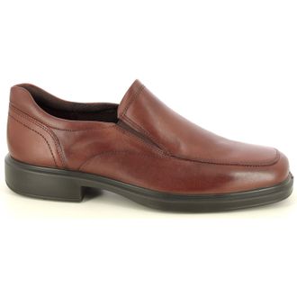 Ecco Ecco Helsinki 2 500154 Leather Mens Slip On Shoes - UK 10 - US 10-10.5 Men - EU 44 - Cognac - Size:UK 10