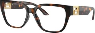 Versace Eyeglasses - Dames - Brillen - Bruin - 52 MM - Accessoires