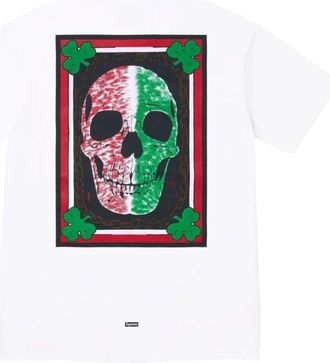 SUPREME x Mike Kelley SS26 Banner T-Shirt White SUP-SS26-173-WHT