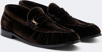Saint Laurent Mocassini Le Loafer in velluto