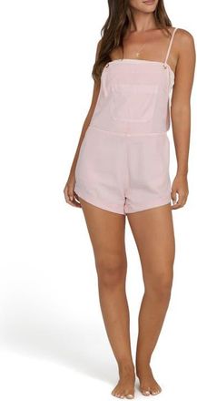 Billabong Wild Pursuit Short Overalls in Rosewater at Nordstrom, Size X-Small