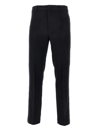 Emporio Armani Verborgen broek met riemlussen - Blauw