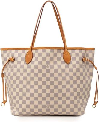 Louis Vuitton White Pvc Leather Tote Bag (Pre-Owned)