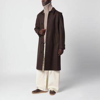 Schneiders Cappotto lungo Alexander cioccolato in lana