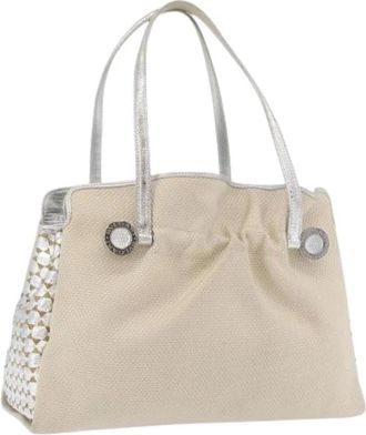 Bulgari Pre-owned Handbags, female, Beige, Size: ONE SIZE Pre-owned Vintage Hand Bag