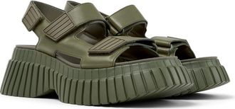 Camper Pix BCN 2-Strap Sandal in Medium Green at Nordstrom, Size 36
