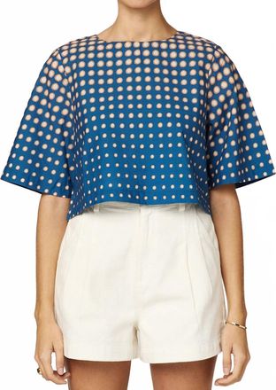 Cleobella Alana Crewneck Blouse In Matera