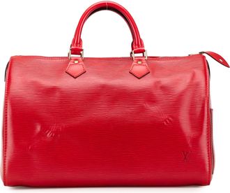 Louis Vuitton Pre-owned Womens Speedy Epi Leather Handbag - Poppy - One Size