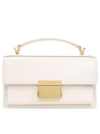 Golden Goose Venezia Small Structured Gold Clasp Handbag