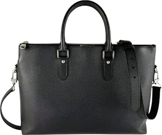 Louis Vuitton Black Taiga Leather Briefcase Handbag Shoulder Bag (Pre-Owned)