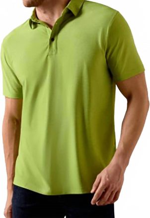 Ariat Fitted Charger Polo Shirt In Peridot Green