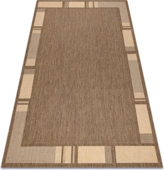 RugsX Rugsx - Alfombra De Cuerda Sisal Floorlux 20195 Color Caf&eacute;/color Ma&iacute;z Brown 200x290 Cm