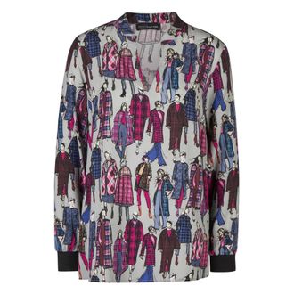 Doris Streich Camicetta Curvy - - Blouses & Shirts - Donna - Multicolore - 3XL