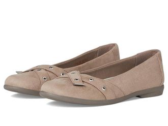 Bzees Kira Skimmers Womens Flat Shoes Latte : 7.5 W, Polyester/Textile/Vinyl