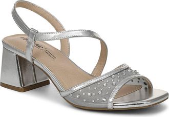 Life Stride Cheyenne Slingback Sandal in Silver at Nordstrom, Size 8.5